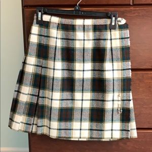 Vintage Wool Pleated skirt